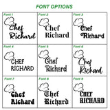 Chef Apron with Custom Name, Personalized Gifts for Men, Gifts for Women, Aprons for Women with Pockets, Valentines Day Gifts, Father's Day Gifts, Christmas Gifts, Anniversary, Mother's Day Gifts