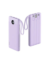 VRURC Portable Charger,4 Built -in Cables Power Bank 10000mAh,Flight-Safe