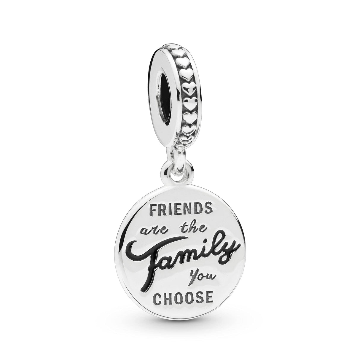 PANDORA Friends Are Family Dangle 925 Sterling Silver Charm - 798124EN16
