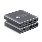 ByDiffer 4K Ultra HD Digital Media Player, TV MP4 Video Player for USB Drive/Micro SD Card, H.265/HEVC, Digital Signage, Auto Playback, HDMI/AV/Optical Output (Grey)