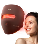 JOVS Red Light Therapy Mask for Face, LED Face Mask Light Therapy with Near-Infrared Red Light, 4 Modes and Portable Skin Care Tools for Home Use