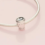 PANDORA Take a Break Coffee Cup Charm - Engraved Charm - Gift for Coffee Lovers - With Gift Box - Compatible Moments Charm Bracelets - Sterling Silver