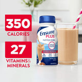 Ensure Plus Butter Pecan Nutrition Shake | Meal Replacement Shake | Ready To Drink | 16g Protein and 27 Vitamins and Minerals | 8 fl oz - 24 Pack