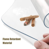 Kuyal Clear Chair Mat, Hard Floor Use, 48" x 36" Transparent Office Home Floor Protector mat Chairmats (48" x 36" Rectangle)