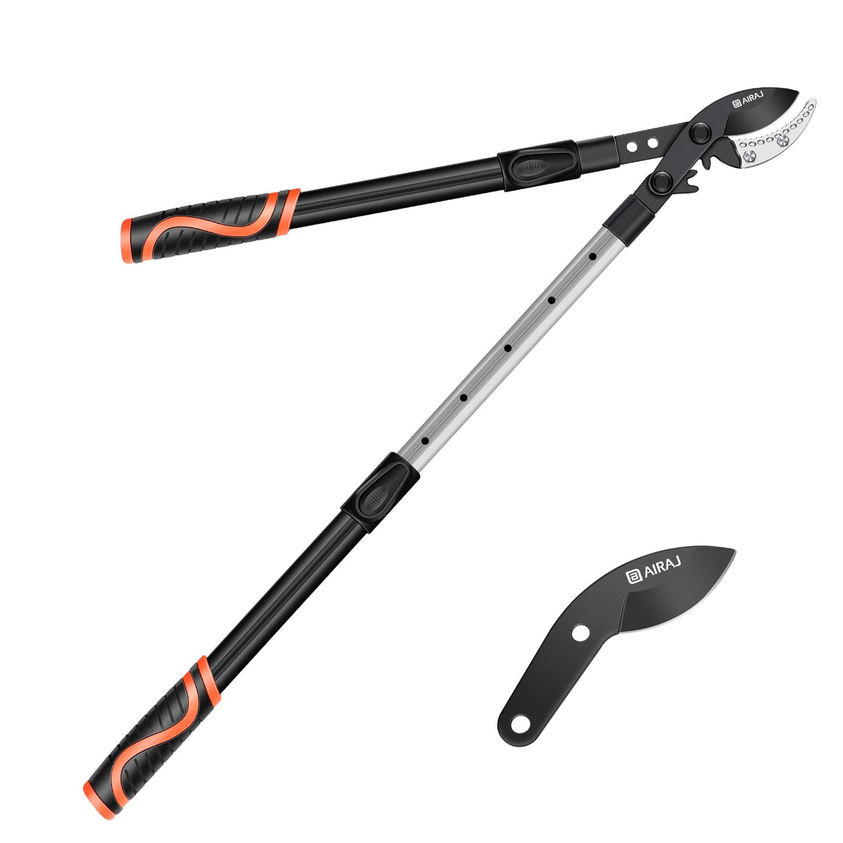 AIRAJ 26-39'' Extendable Anvil Loppers,Heavy Duty Branch Cutter up to 2.75'' Cut Capacity, Tree Trimmer with Compound Action,Tree Prune with Spare Blade,Pruning Shear for Gardening