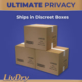 LivDry Ultimate Adult Incontinence Underwear, Max Absorbent Adult Diapers with Leak Protection, Medium, 68-Pack