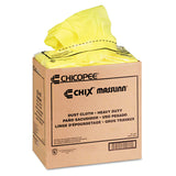 Chicopee 0911 Masslinn 24" x 24" Yellow Dusting Wiper Cloth for Furniture, Printers, Electronics, No Spray Needed (2 packs of 50)