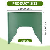 6 Set 9.6 inch Planting Grow Ring, 30Pcs DIY Plant Growing Rings