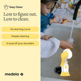Medela Harmony Manual Breast Pump, On-the-Go, More Milk Output