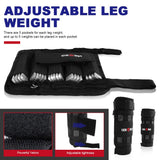 Adjustable Weighted Vest Set with Arm Weights and Leg Weights, Weight Training Workout Set, Weights Jacket & Wrist Weights & Ankle Weights (Including Weights: 50 Steel Plates)
