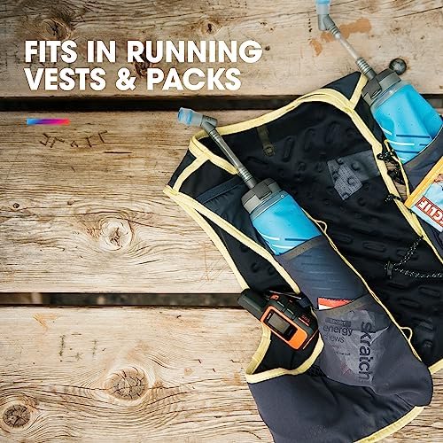 HydraPak UltraFlask Speed (500ml or 600ml) - Collapsible Soft Flask Water Bottle for Hydration Vests and Running Packs with Easy Open Cap