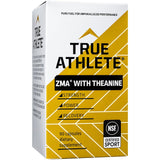 True Athlete ZMA with Theanine – Supports Muscle Recovery, Strength & Sleep – Zinc, Magnesium, Vitamin B6 & Theanine Formula for Relaxation & Performance (90 Capsules)