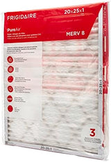 Frigidaire PureAir® 20x25x1 MERV 8 Allergen Electrostatic Pleated Air Conditioner HVAC AC Furnace Filters - 6 Pack (exact dimensions 19.81 X 24.81 X 0.81)