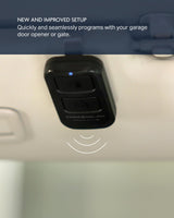 Chamberlain Genuine Universal myQ 2‑Button Garage Door Remote – Compact Universal Remote, Long Range Performance, Works with Chamberlain, LiftMaster & Craftsman and Most Other Garage Door openers