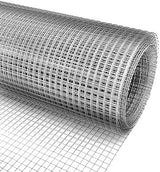 Hardware Cloth 8'' x 20' 1/4 in Galvanized Wire Mesh Roll (23 GA) Chicken Wire Fence Roll for Chicken Pen/coop Fences, Screen mesh, Rabbit/Snake Fences, Poultry enclosures, Handicraft Making, etc.