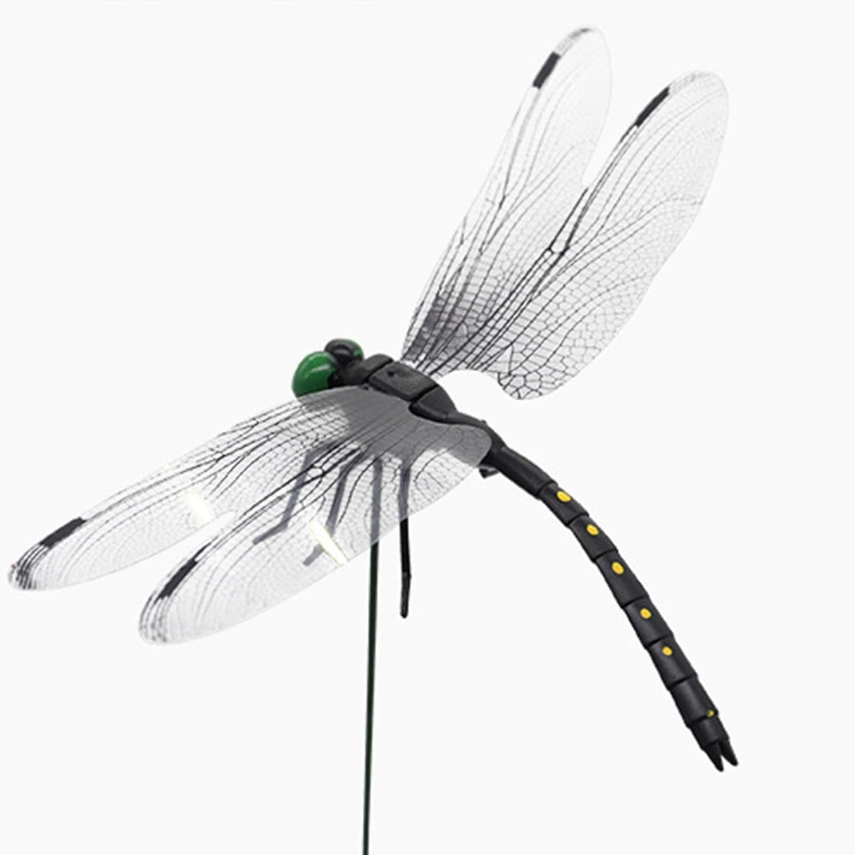 SXXSMYWR 2026 New Dragon Fly Clips for Bugs Repellent, 3D Artificial Dragonfly Hat Clip, Dragonfly Garden Decor (10PCS) (10, Black)