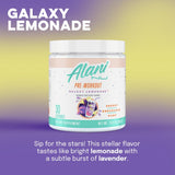 Alani Nu Pre Workout Powder GLAXAY Lemonade, Amino Energy Boost, Endurance Supplement, Sugar Free, 200mg Caffeine, L-Theanine, Beta-Alanine, L-Citrulline, 30 Servings