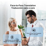 MINISO MS162 AI Language Translation Earbuds Real Time, 3 in 1 Translator Earbuds for 135 Languages, Fit iOS&Android, Bluetooth 5.4 Translation Headphones Devices with APP for Travel Business Learning