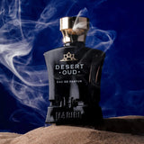 H Habibi Desert Oud Perfume For Men - Eau De Parfum (2.5 Oz), Arabian Cologne For Men - Warm, Sweet & Spicy Fragrance with Rare Exotic Notes of Oud Woody, Citrus, Amber Musk Perfume & Patchouli