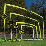 Franklin Sports Blackhawk Backyard Soccer Goal - Portable Pop Up Soccer Nets - Youth + Adult Folding Indoor + Outdoor Goals - Multiple Sizes + Colors - Perfect for Games + Practice