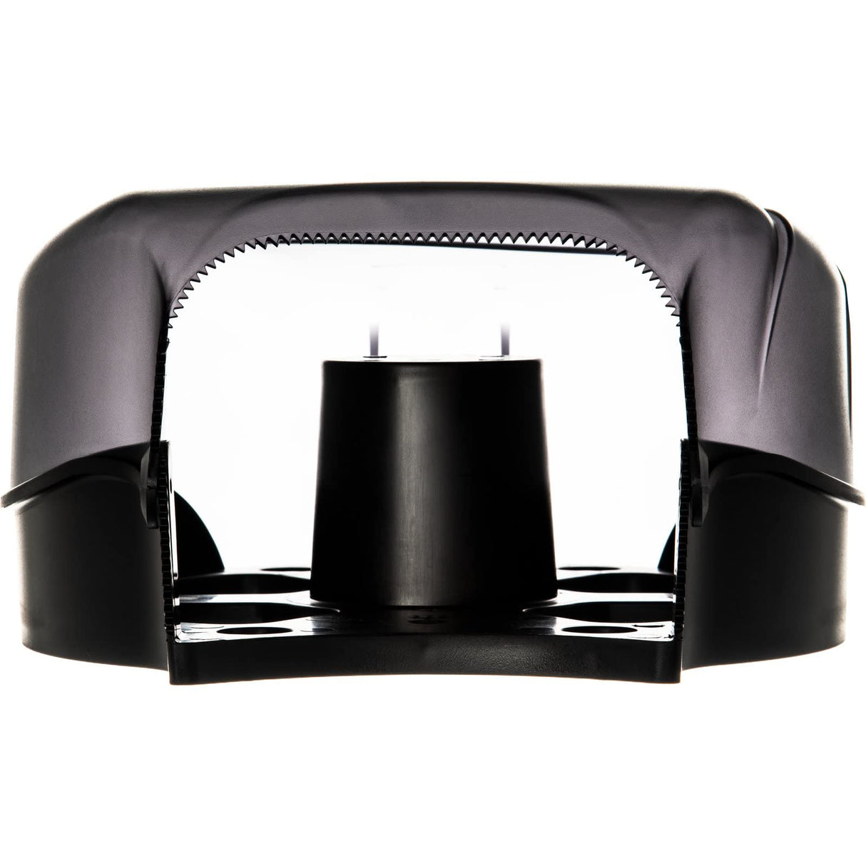 San Jamar Oceans Plastic Single Jumbo Bath Tissue Dispenser, 3.25" Core, Black Pearl