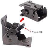 4 Pack Locking Hinge for Folding Table Brackets, Heavy Duty Folding Brackets 90 Degree Self Locking Folding Hinge for Table Legs Furniture