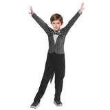 LOKI Helmet Skeleton Costume for Kids Boys Nightmare Jumpsuit and Mask Outfits Christmas Halloween Cosplay 3-12 Years