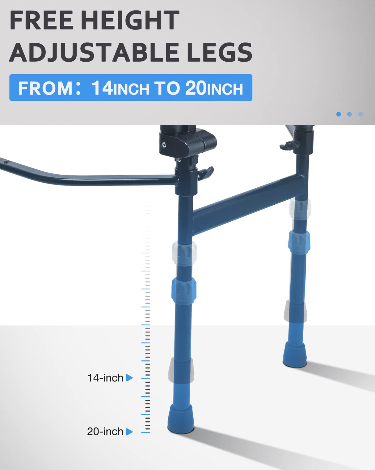 Sangohe Heavy Duty Bed Rail for Senior & Elderly and People Falling Out of Bed - Foldable Bed Assist Handle - 504E