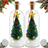 Forever Voice Recordable Ornament Glass Christmas Tree Message in a Bottle