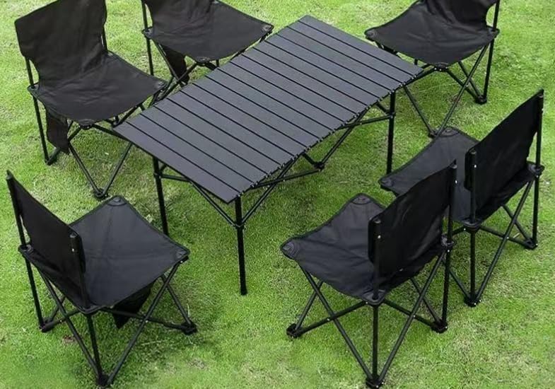 Camping Table Folding CampTable Aluminum Foldable OutsideTable Light Weight Portable