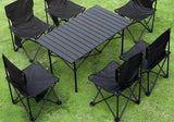 Camping Table Folding CampTable Aluminum Foldable OutsideTable Light Weight Portable
