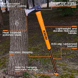 KSEIBI 36-Inch Splitting Axe - Forged Carbon Steel, Wood Splitter & Kindling Axe for Chopping, Heavy-Duty Maul with Ergonomic Fiberglass Handle, Shock Reduction, Anti-Slip Grip