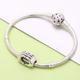 925 Sterling Silver Heart Hands Charm fit Pandora Bracelets, Gift for Women