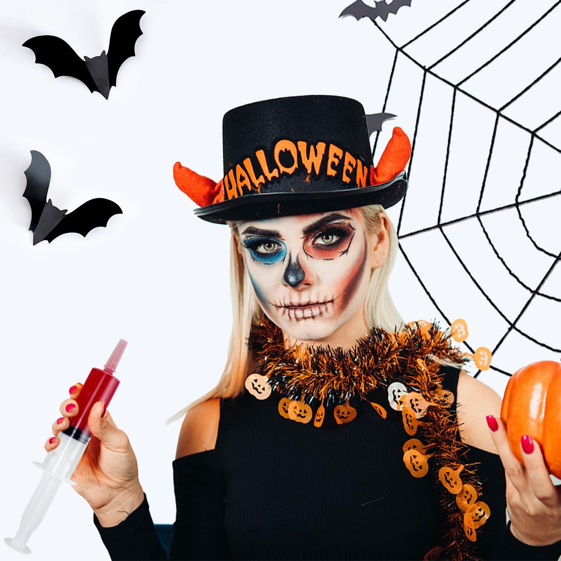 30 Pack Party Jello Shot Syringes - 2 oz Plastic Syringes for Jello Shots, Reusable for Halloween, Christmas, Thanksgiving Party Favors