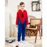 COSUSKET Kids Onesie Size 12, Teen Gifts Christmas Halloween Costume Boys Pajamas Blue/Red