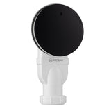 Sandy Beach Black Shower Waste Trap - 90mm Shower Waste Trap, Slimline Black Shower Waste 90mm - Black Shower Tray Waste Trap, Shower Tray Trap - Black Shower Trap - 90mm Diameter 48mm Depth