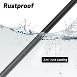 cogardenshower Metal Soil Probe Rod - Septic Tank Locator Tool with T Handle,32-48 Inch Adjustable Ground Probe Rod Steel for Tile Probing,Soil Compaction, Pipe and Gopher Runs Locating
