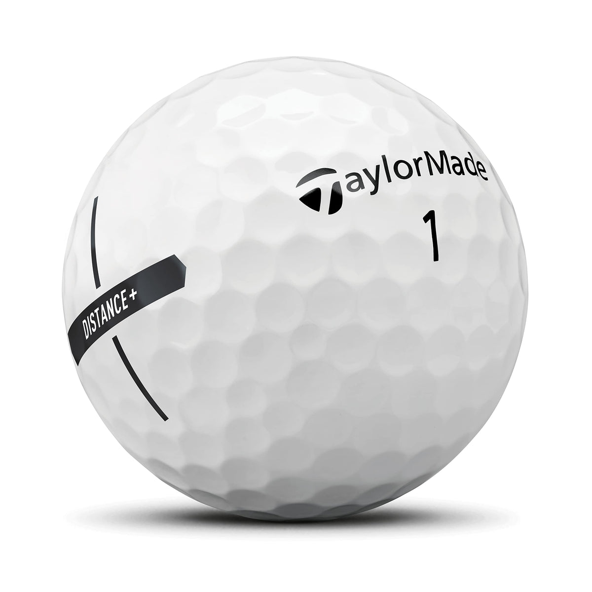 TaylorMade Golf 2021 Distance + Golf Balls White One Dozen