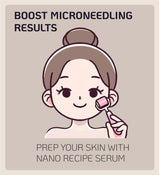 Nano Recipe Salmon PDRN (Salmon DNA) Concentrate 100,000 ppm | Mix 1-2 Drops with Your Skincare | MTS Roller Ampoule