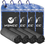YQXCC 4 Pack Cooling Towel (47"x12") Ice Towel for Neck, Microfiber Cool, Soft Breathable Chilly for Yoga, Sports, Golf, Gym, Camping, Running, Fitness, Workout & More Activities