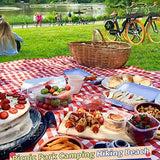 K Y KANGYUN Outdoor Picnic Blanket, Extra Large Beach Blanket, Foldable Lightweight Waterproof Sand Mat, Picnic Blanket 80" x 60" for Beach Camping Hiking Park Patio (Red, 80x80 inch)