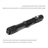 ThruNite Archer 2A V3 LED Flashlight, High Lumens AA Flashlight, IPX8 Waterproof Dual Switch Bright Flashlight for Hiking Emergency Power Outage - Cool White