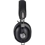 Panasonic RP-HTX90NE-K Wireless Overhead Bluetooth, Noise Cancelling Headphones with Microphone and Smart Voice Control, Retro Look and Comfortable Design Includes Detachable Cable - Black