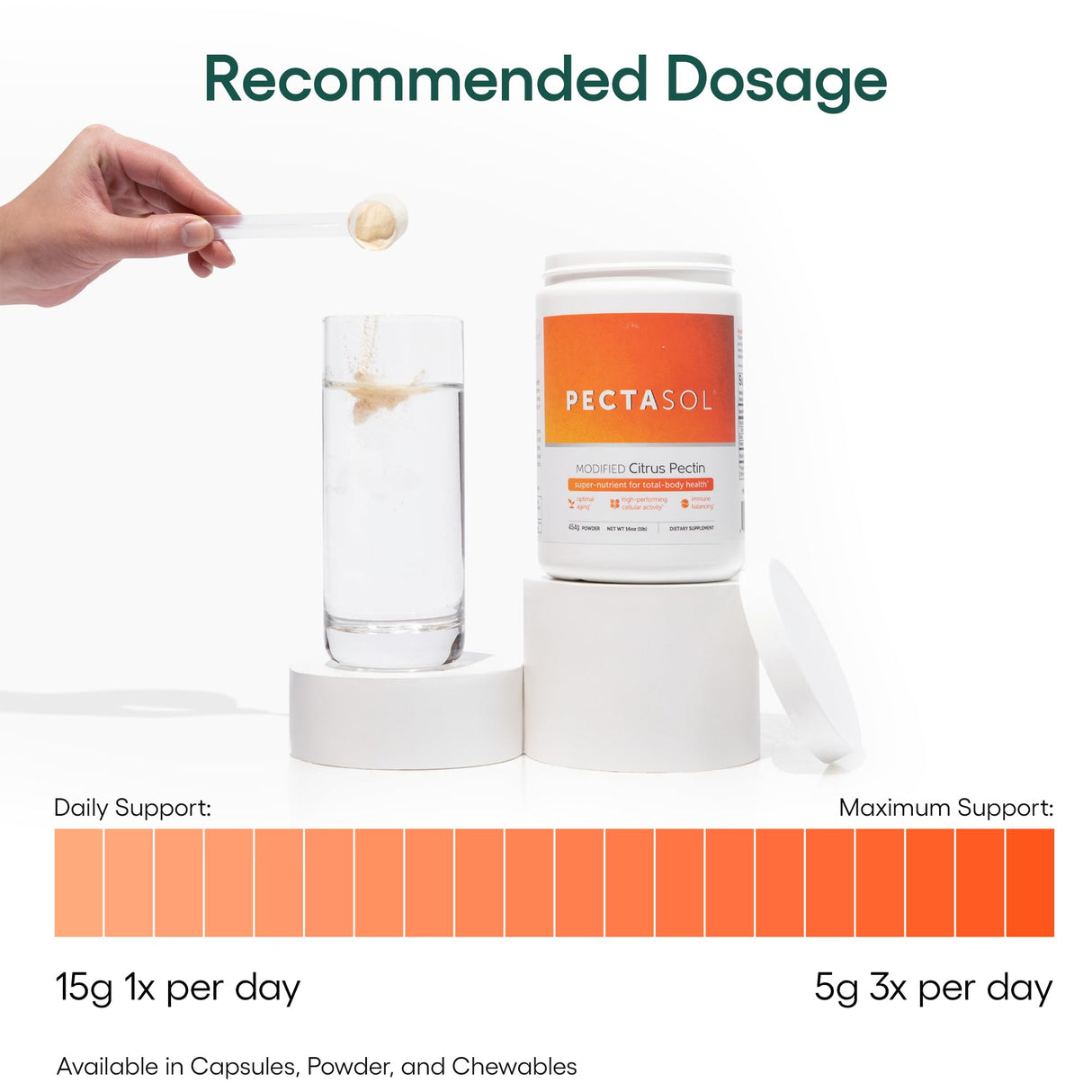 PectaSol Modified Citrus Pectin – 454g Powder – Total-Body Health Supplement to Support the Heart, Immune System, Inflammation Response & Healthy Aging + Maintain Healthy Galectin-3 Levels