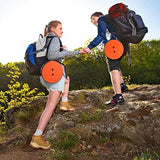 Fishboy Upgraded Collapsible Stool, 400lbs Max Weight, Lightweight But Sturdy, Portable Retractable Folding Telescoping Foldable Camping Stool for Adults Outdoor Fishing Hiking Gardening Travel BBQ