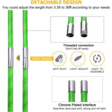 30 Feet Tree Pole Pruner Manual Branches Trimmer Tree Branch Garden Tools Loppers Hand Pole Saws Extendable Height Adustable System for Sawing and Shearing