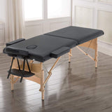 BestMassage Massage Bed Portable Massage Table 28 inche Wide Lash Bed Heigh Adjustable 2 Folding Spa Table with Non-Woven Bag for Spa Footmassage Facial CareSpa Tattoo