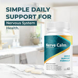 (3 Pack) Nerve Calm Capsules - Official NerveCalm Premium Formula Supplement Pills, Advanced Support Formula for Wellness & Overall Health, All Natural Nerve Calm Reviews, 90 Capsules for 3 Months