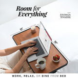 Medical king Adjustable Overbed Bedside Table with Wheels Bed Desk Over Bed with Wheels Hospital Table for Hospital and Home Use