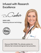 Laser Hair Removal Device for Women and Men, INIA Fond Hair Remover with Long-Lasting in Hair Reduction for Body&Face, Safe at-home Results for Armpits, Bikini and Legs